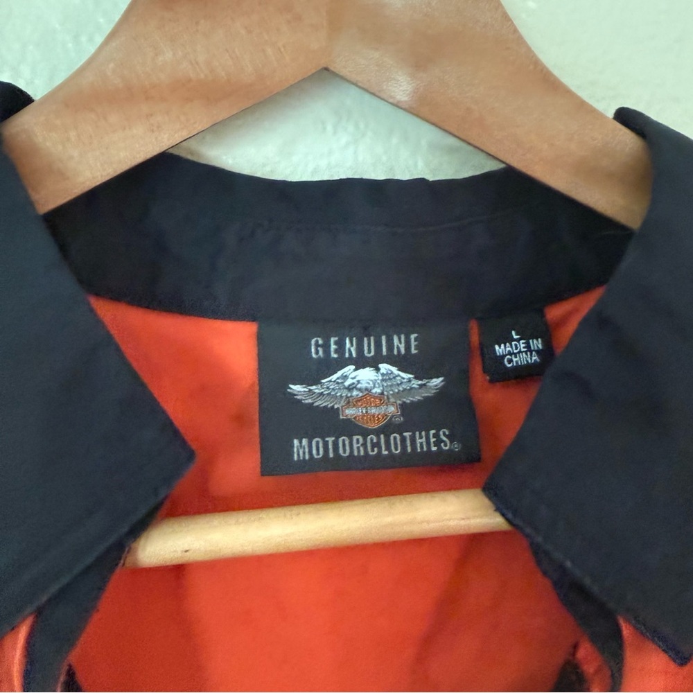 Harley-Davidson Classic Colorblock Zip Up Top - Picture 3 of 3